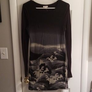 Hakusai Wave Dress